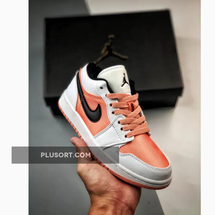 Air Jordan 1 Low White/Light Madder Root/Black