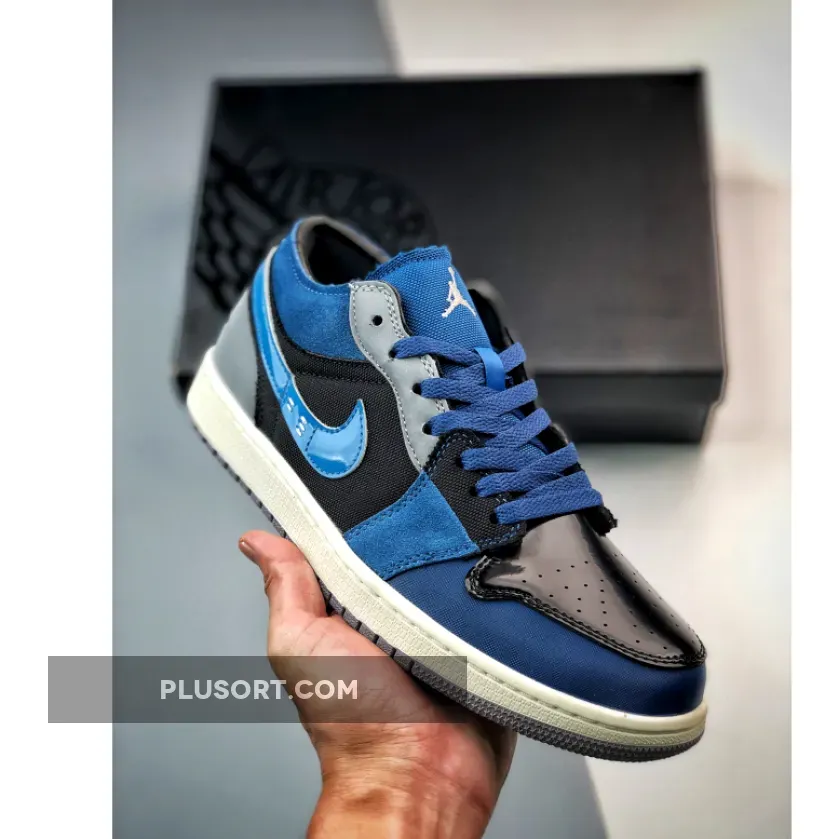 Air Jordan 1 Low SE Craft 'Obsidian' / jordan 1 ashen slate