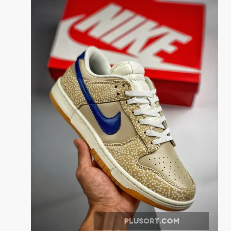 Nike Dunk Low Sesame/Blue Jay-Sail-Sanddrift-White-University Gold #nike low dunk sanddrift