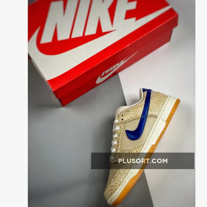 Nike Dunk Low Sesame/Blue Jay-Sail-Sanddrift-White-University Gold #nike low dunk sanddrift