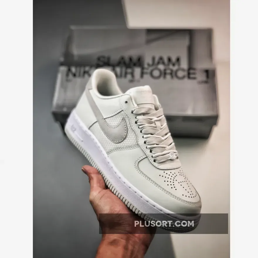 Slam Jam x Nike Air Force 1 Low SP White DX5590-100 #air force triple white