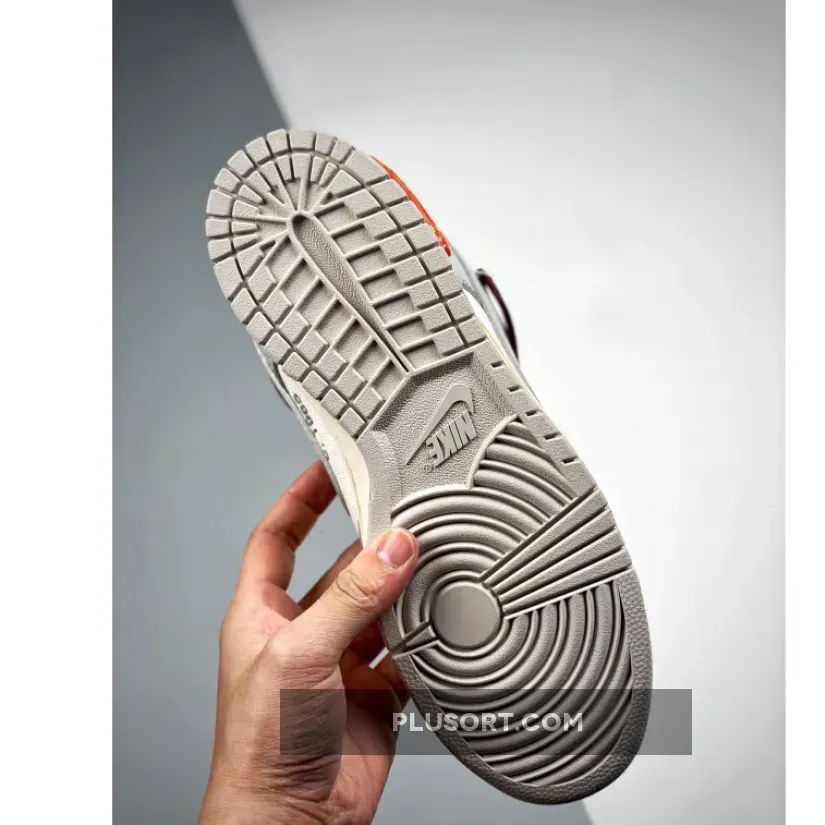 Off-White x Nike Dunk Low '46 of 50' Sail Grey - grey off white