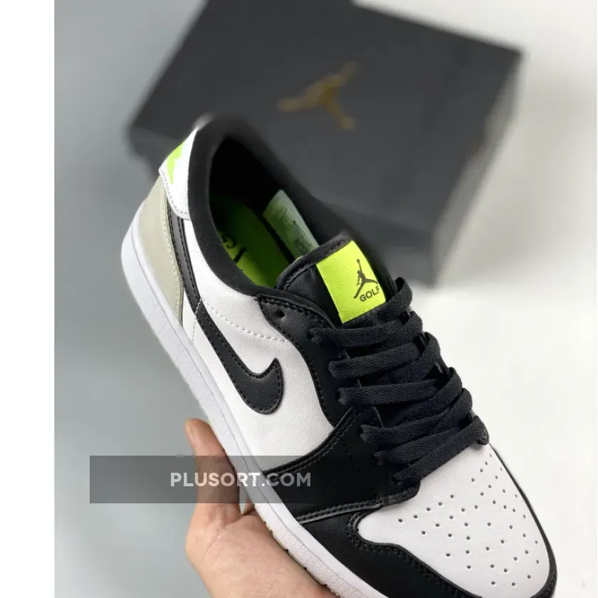 Air Jordan 1 Low Golf Black Phantom Volt DD9315-108 #black jordan 1 golf