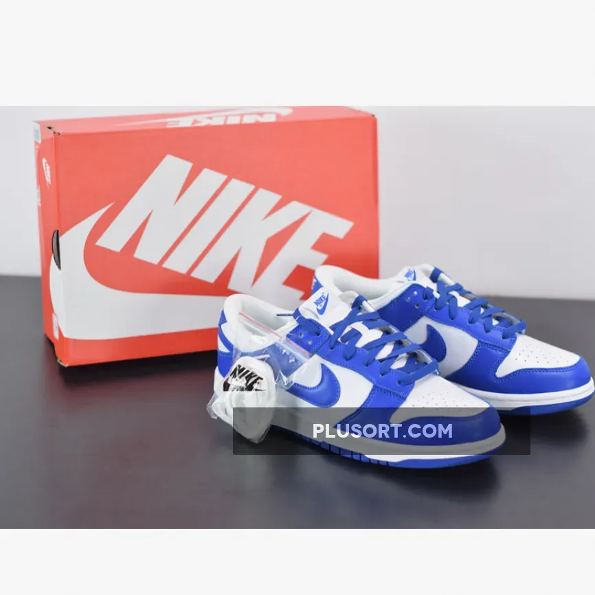 Nike Dunk Low "Kentucky" White/Varsity Royal | BLUE DUNK LOW
