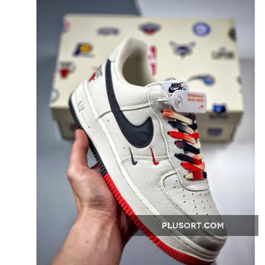 Nike Air Force 1 Low 'Chicago Bulls' White Black Red air force 1 chicago red