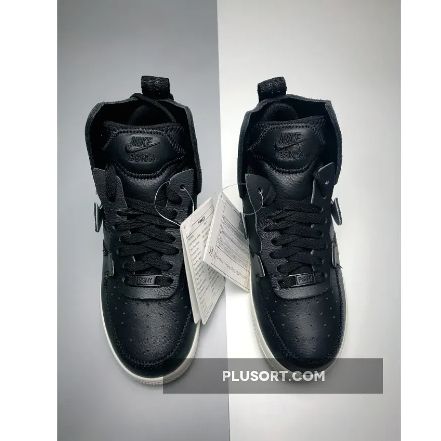 PSNY X Nike Air Force 1 High Black Sail AO9292-002 New Releases