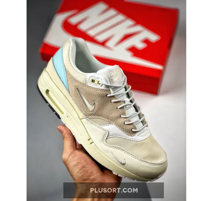 Nike Air Max 1 White/Coconut Milk-Light Bone-Phantom - air max 1 hangul