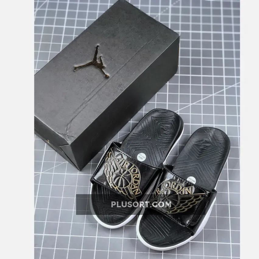 Air Jordan Hydro 7 Black Gold AA2517-021 Discounts Available