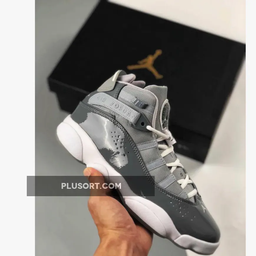 Jordan 6 Rings Cool Grey/White-Wolf Grey / 6 rings jordans grey