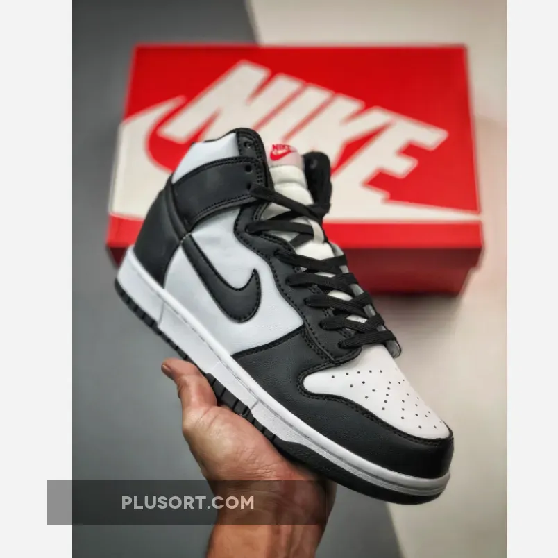 Nike Dunk High Panda White/Total Orange-Black / black and white jordan 1 dunk