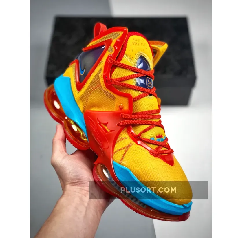 Space Jam X Nike LeBron 19 Tune Squad Orange DC9338-800 space jams lebron james shoes