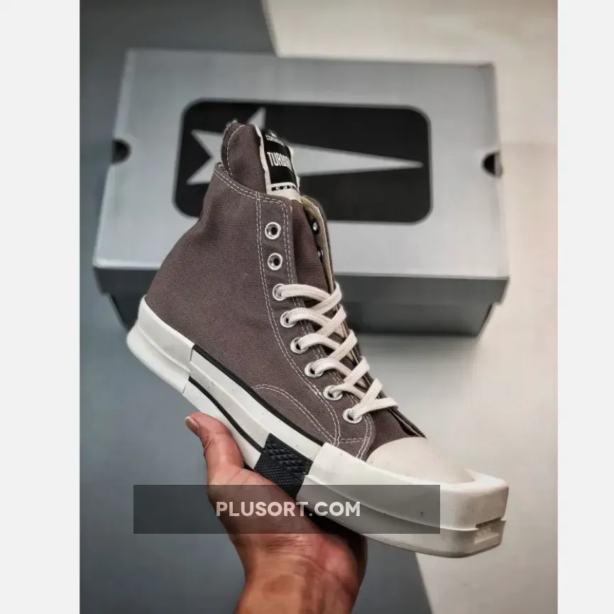 Iron Rick - DRKSHDW TURBODRK x Converse Chuck 70 Laceless Iron/Egret/Natural Ivory A03938C