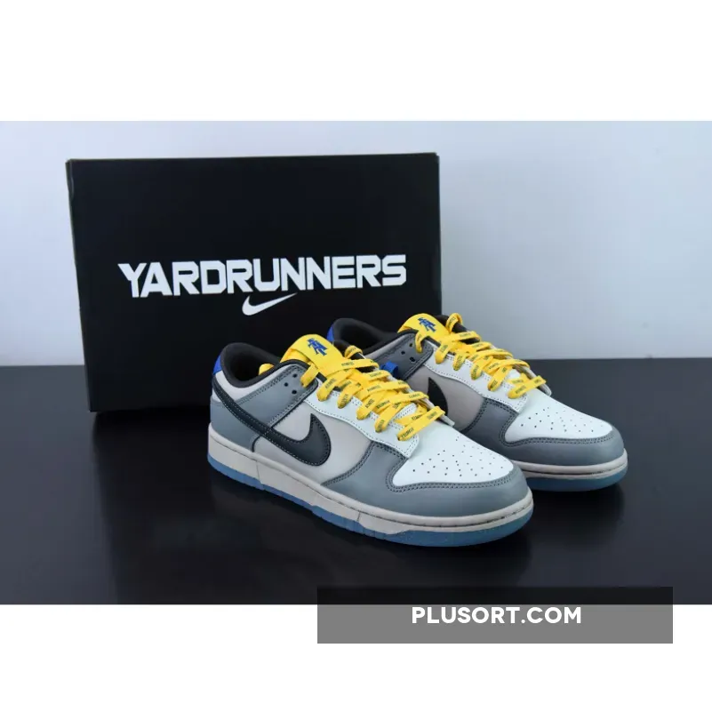 Unc Dunks Discount North Carolina A&T x Nike Dunk Low Cool Grey/Yellow-Blue-Black-Sail DR6187-001