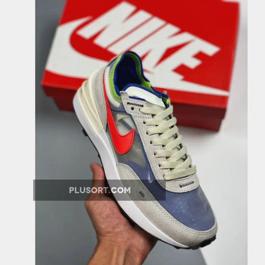 Nike Waffle One Blue Lining Crimson Swooshes / nike waffle coconut