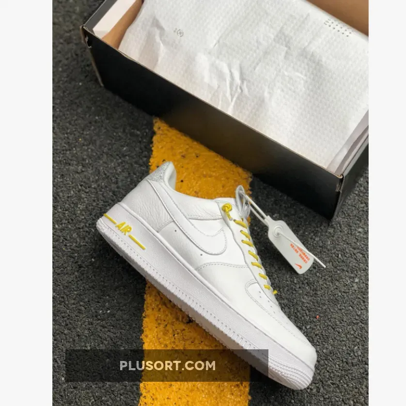 Nike Air Force 1 Lux WMNS 'White/Chrome Yellow' - nike af1 lux