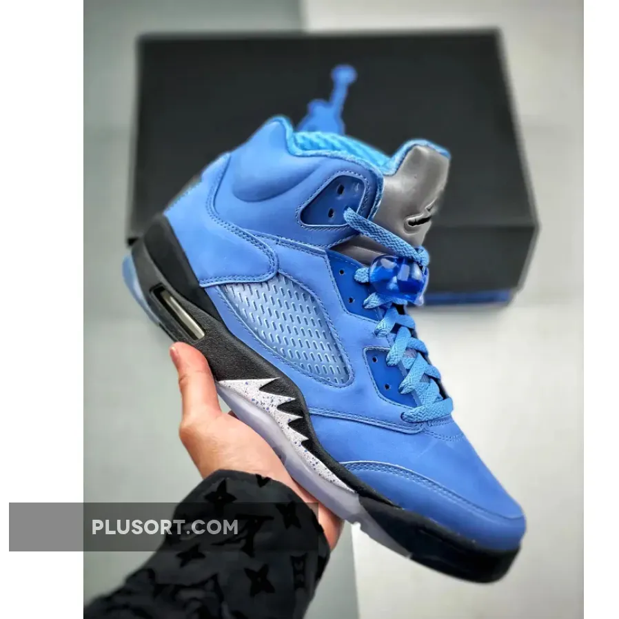 Air Jordan 5 'UNC' University Blue/Black-White DV1310-401 #retro 5 unc