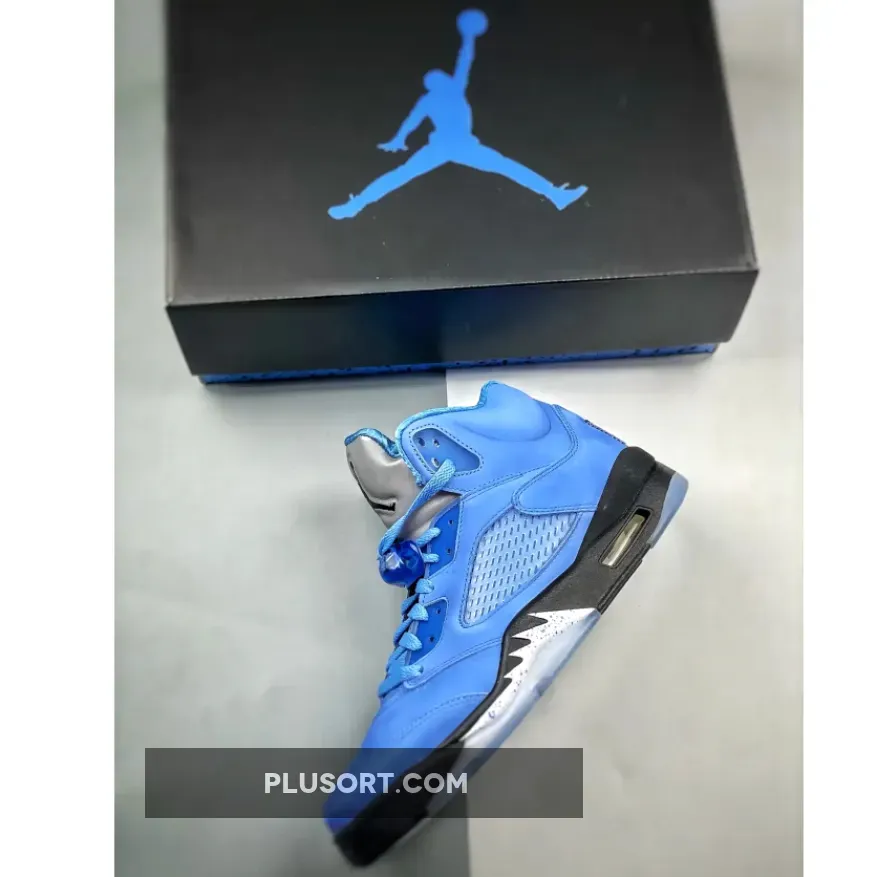 Air Jordan 5 'UNC' University Blue/Black-White DV1310-401 #retro 5 unc