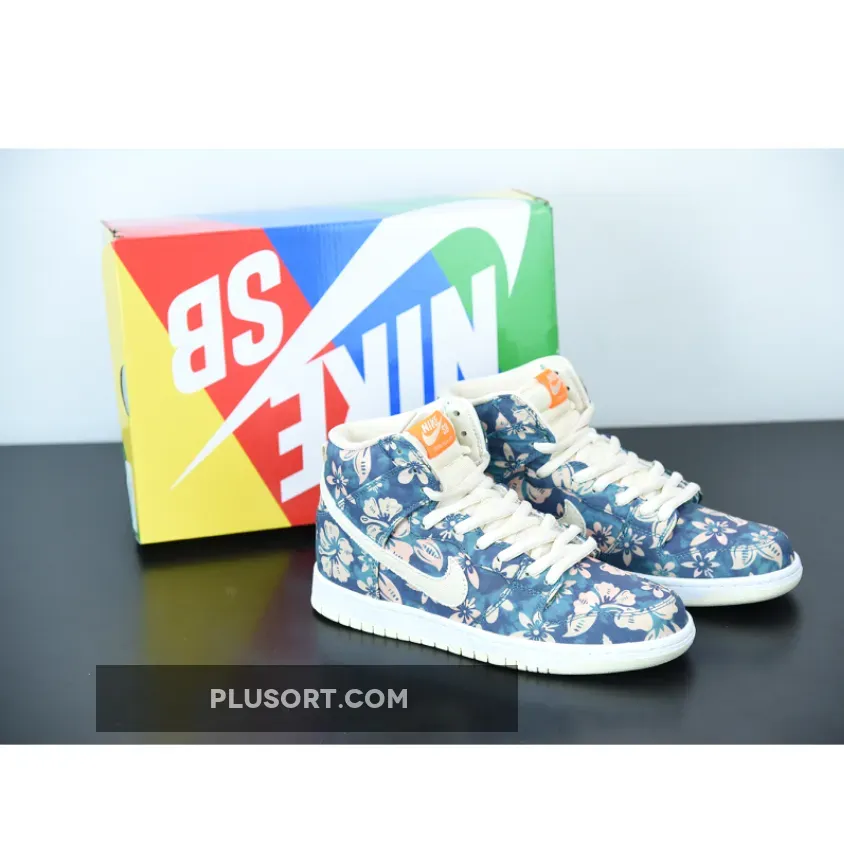 Nike SB Dunk High "Hawaii" Sail/Blue-Green Aqua | sail blue dunks