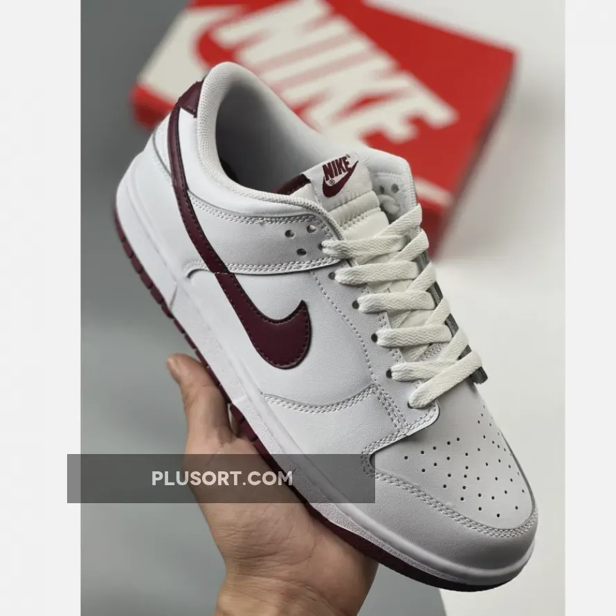 Nike Dunk Low White Night Maroon DV0831-102 #white and maroon dunks