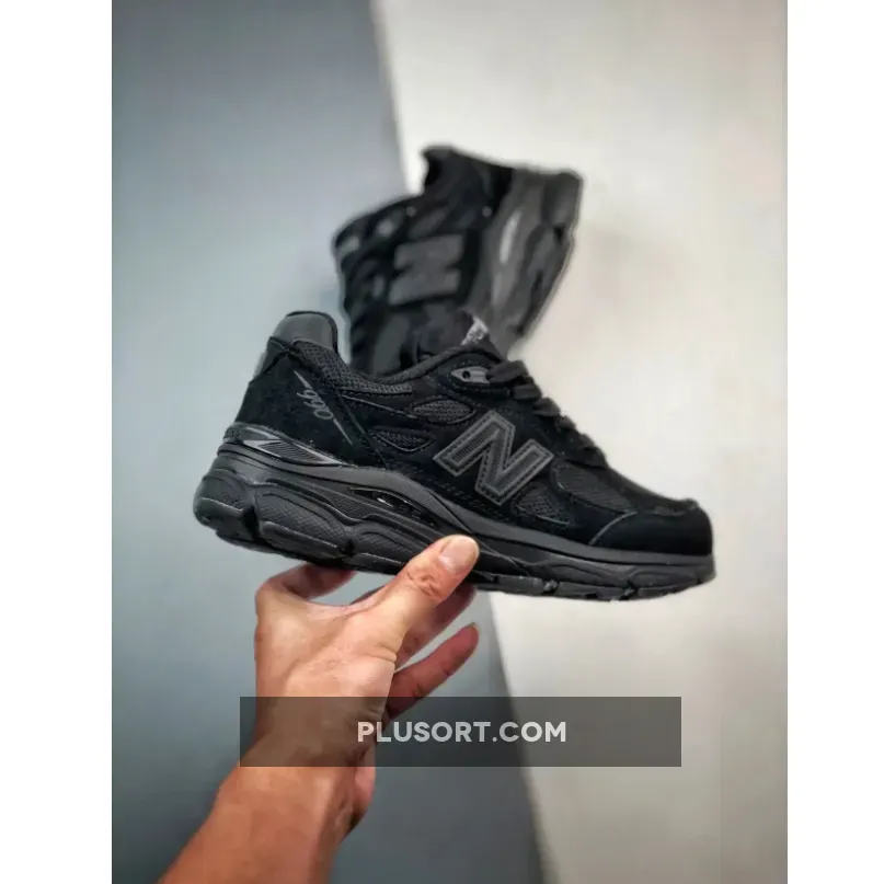 New Balance 990v3 MiUSA Total Black M990TB3 New Releases