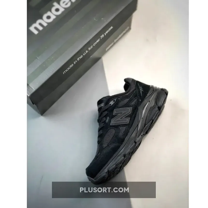 New Balance 990v3 MiUSA Total Black M990TB3 New Releases