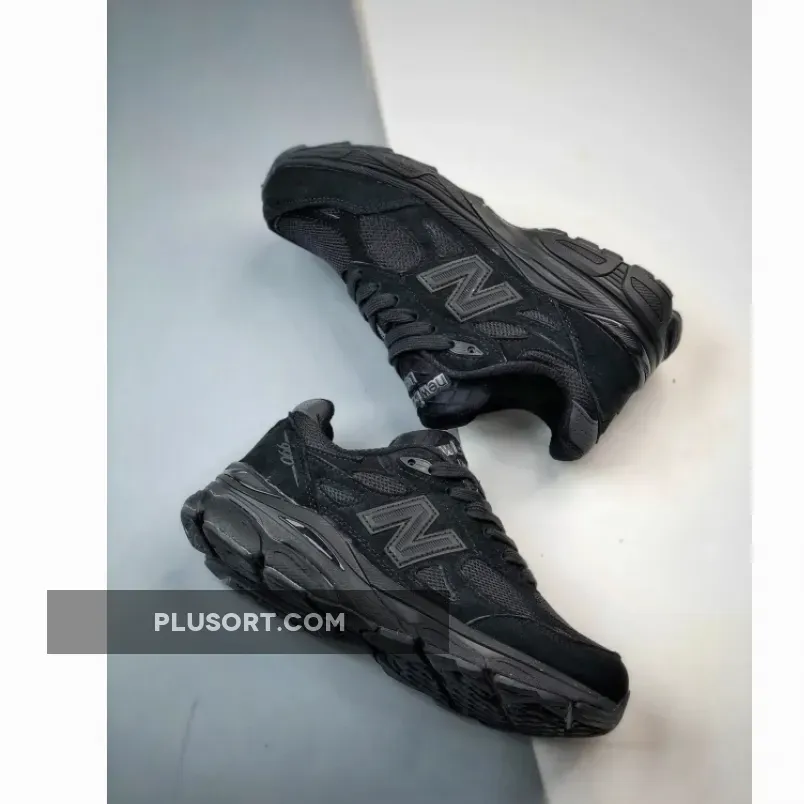 New Balance 990v3 MiUSA Total Black M990TB3 New Releases