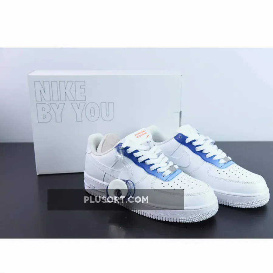 Custom BY You Nike Air Force 1 White Blue Restock