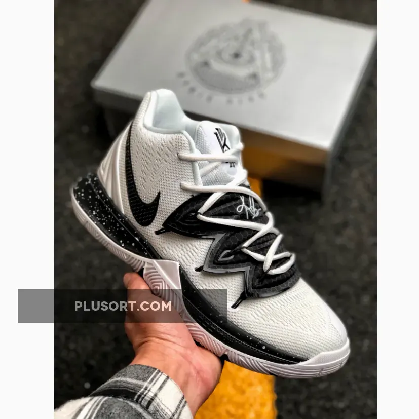 Nike Kyrie 5 Team Bank White Black