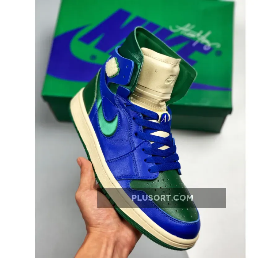 Aleali May x Jordan 1 Zoom Comfort Califia Hyper Royal/Pine Green jordan 1 aleali may