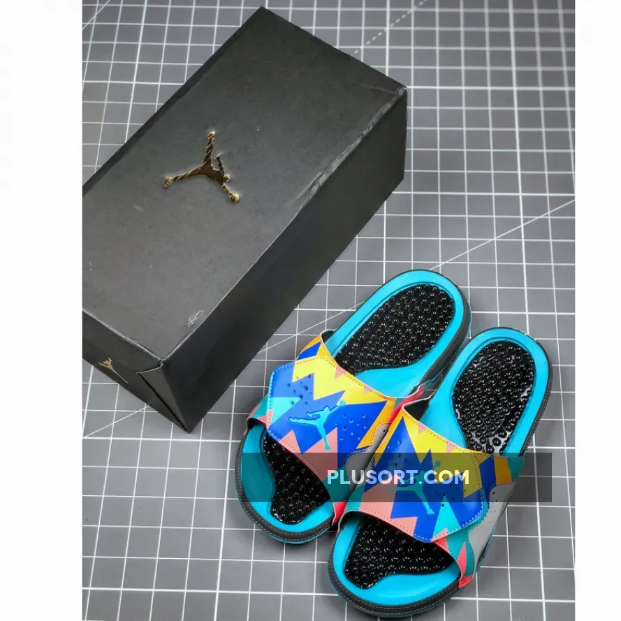 Air Jordan Hydro 5 Blue Multi-Color