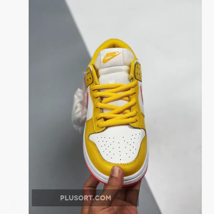 Nike Dunk Low White/Yellow-Red / red white yellow dunks