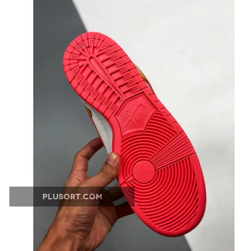 Nike Dunk Low White/Yellow-Red / red white yellow dunks