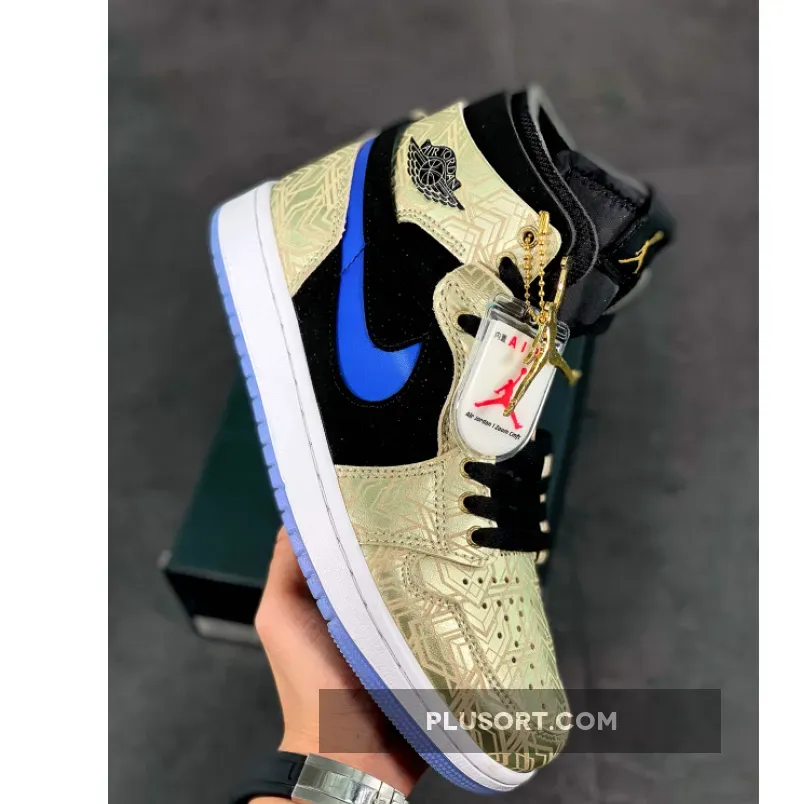 Air Jordan 1 Zoom CMFT 'Gold Laser' DQ0659-700 #jordan gold laser