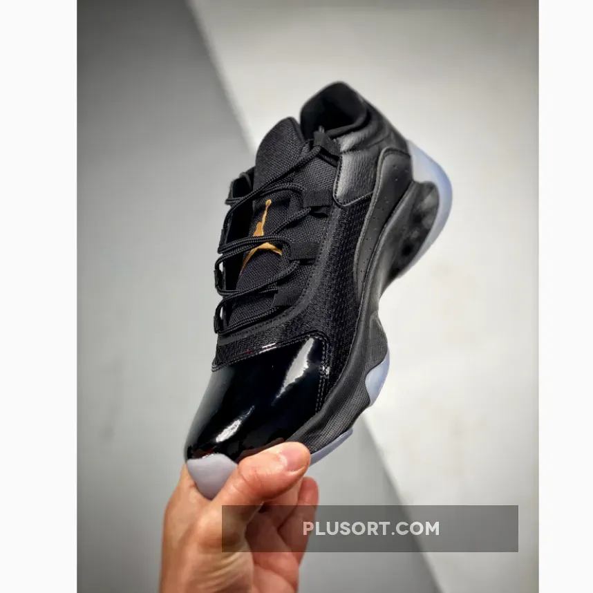 Air Jordan 11 CMFT Low Black/Metallic Gold - jordan 11 low black and gold