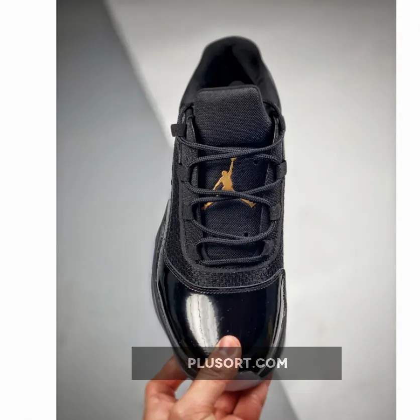 Air Jordan 11 CMFT Low Black/Metallic Gold - jordan 11 low black and gold