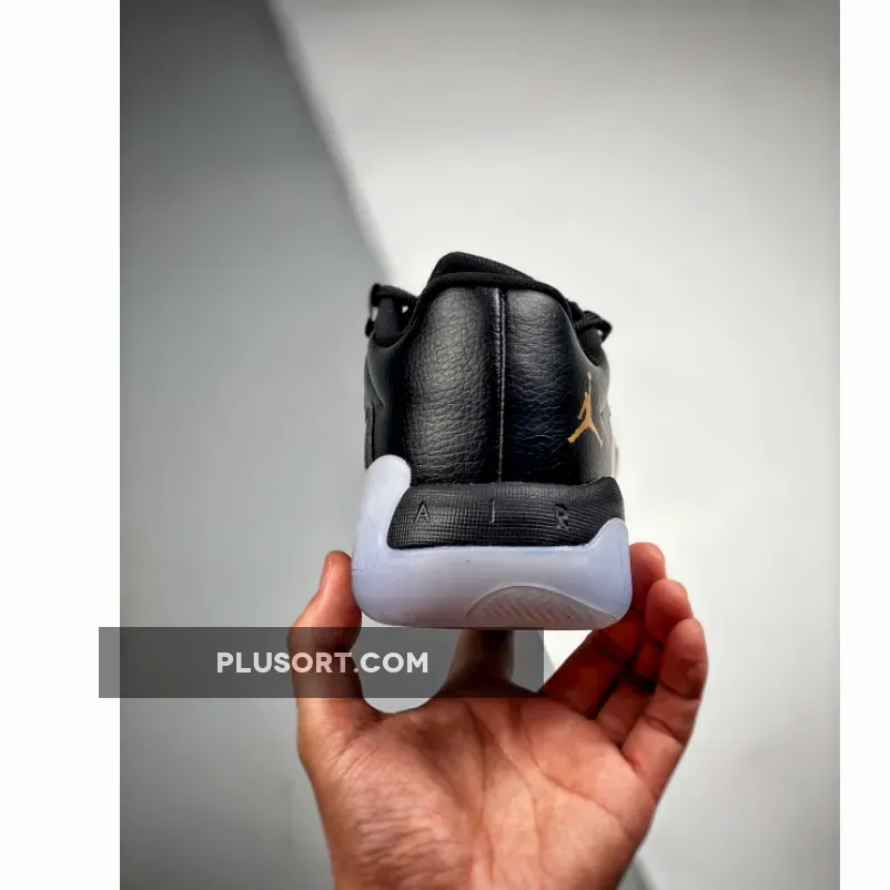 Air Jordan 11 CMFT Low Black/Metallic Gold - jordan 11 low black and gold