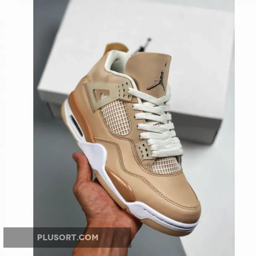 Air Jordan 4 Shimmer/Bronze Eclipse/Orange Quartz/Metallic Silver #shimmer air jordan 4