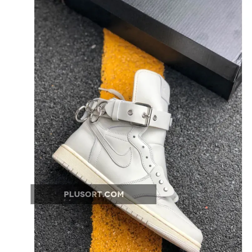 CDG Homme Plus x Air Jordan 1 White #cdg jordan 1