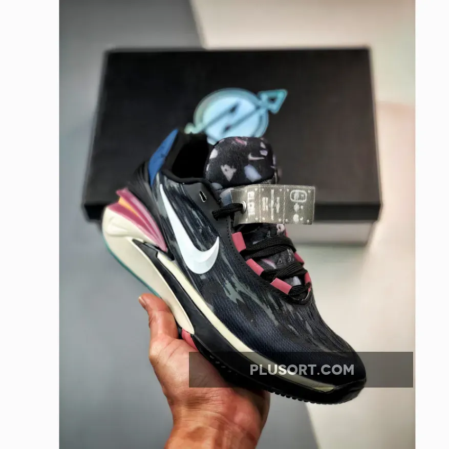 Nike Zoom GT Cut 2 'We Fly To Defy' Black/Metallic White-Desert Berry - zoom gt cut 2 review