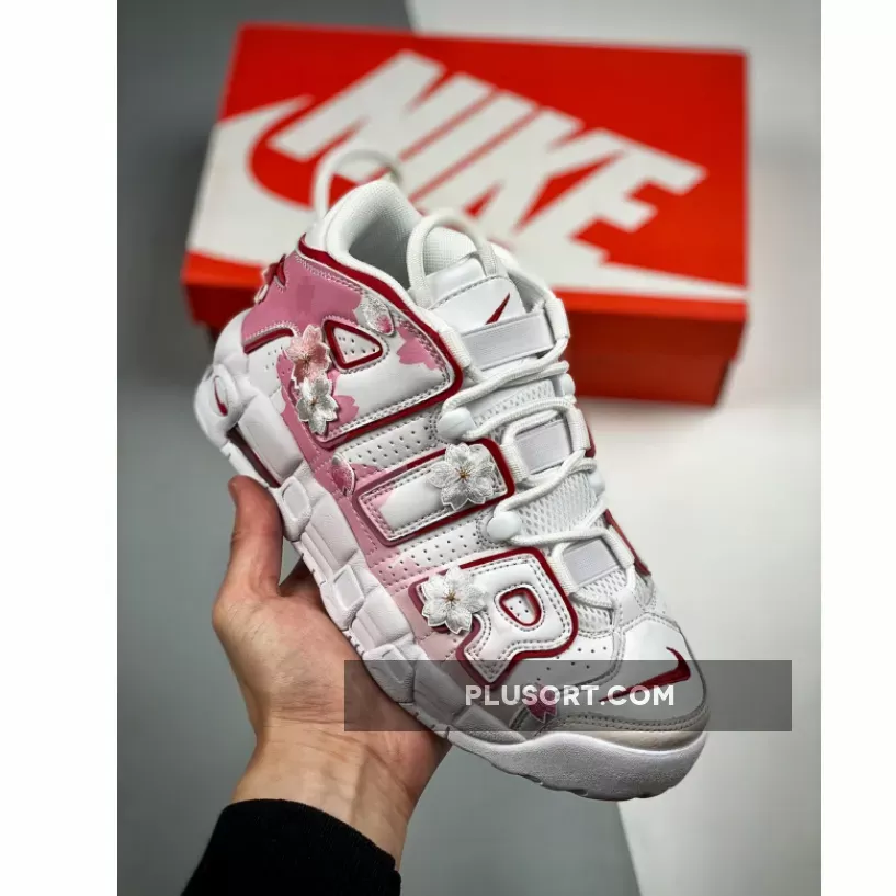 uptempos red and white