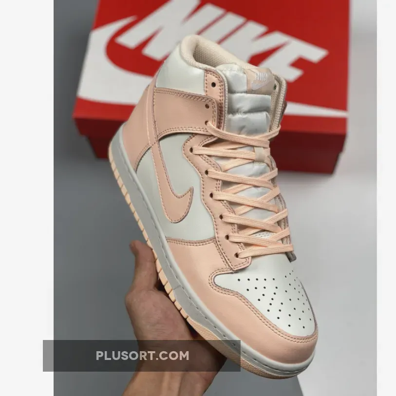 Nike Dunk High Sail/Crimson Tint / crimson dunk