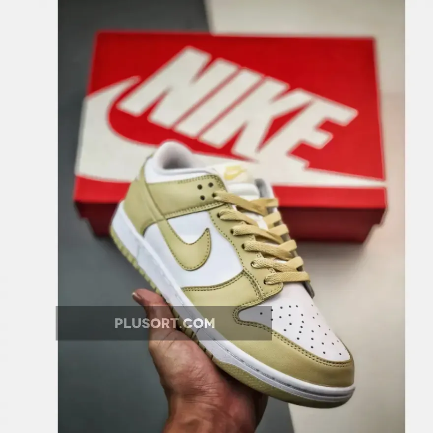 Nike Dunk Low White/Team Gold-Wolf Grey / Gold Nike Dunks DV0833-100