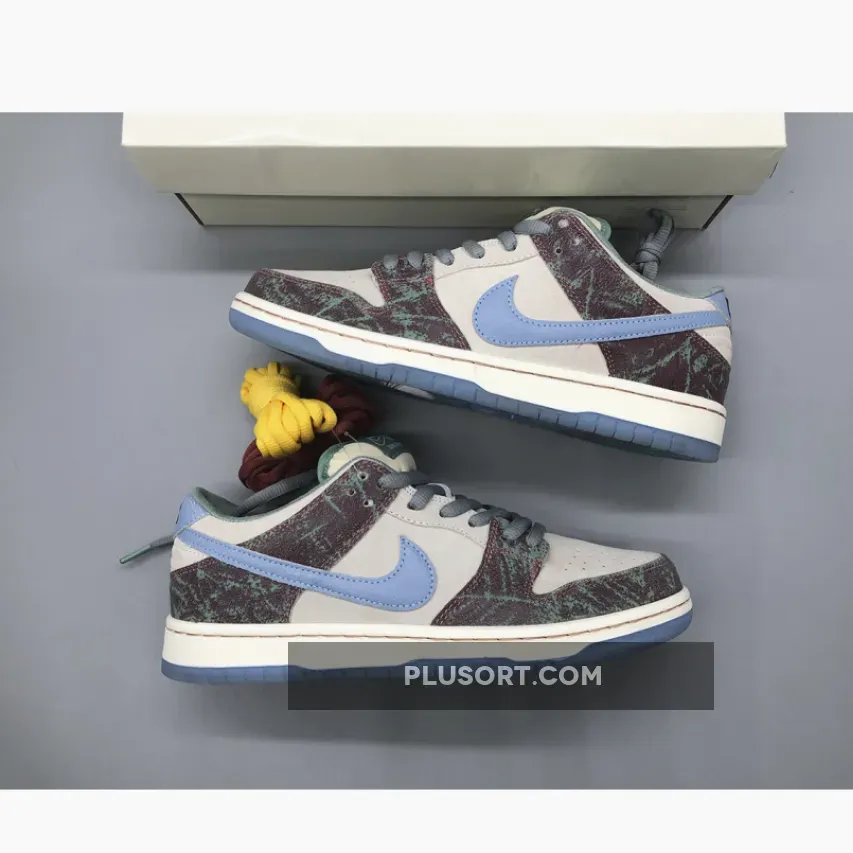 Crenshaw Skate Club x Nike SB Dunk Low Brown Blue | BEIGE NIKE SB