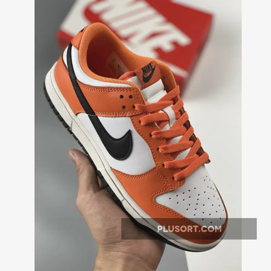 Nike Dunk Low 'Halloween' Safety Orange/Black-White DJ9955-800 safety orange dunk