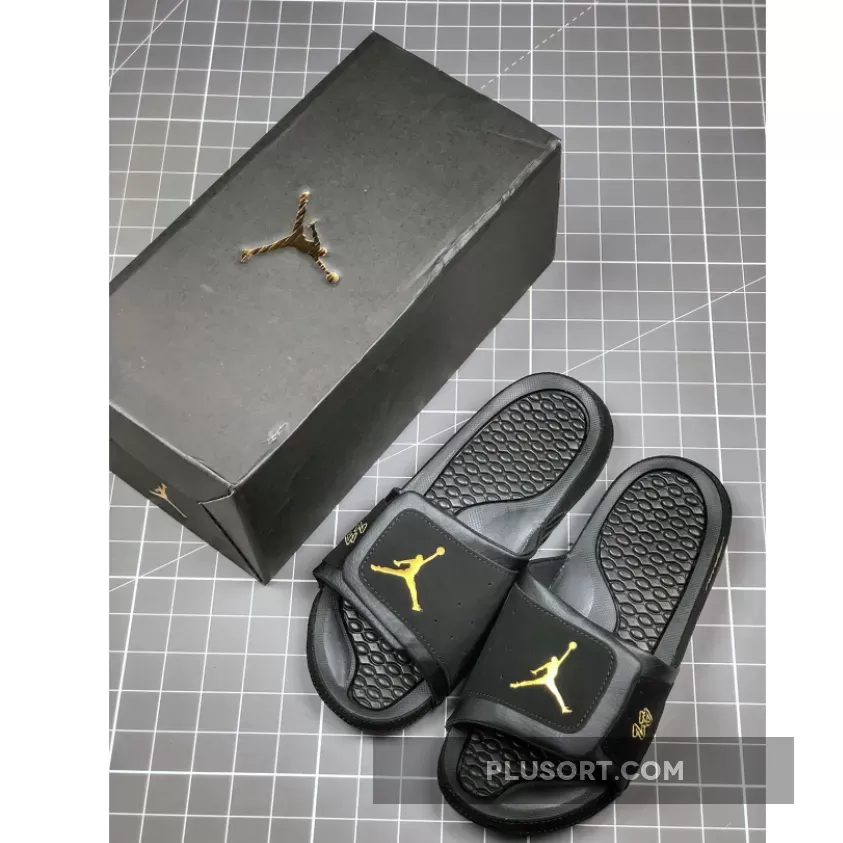 Air Jordan Hydro 5 Black Gold New Releases
