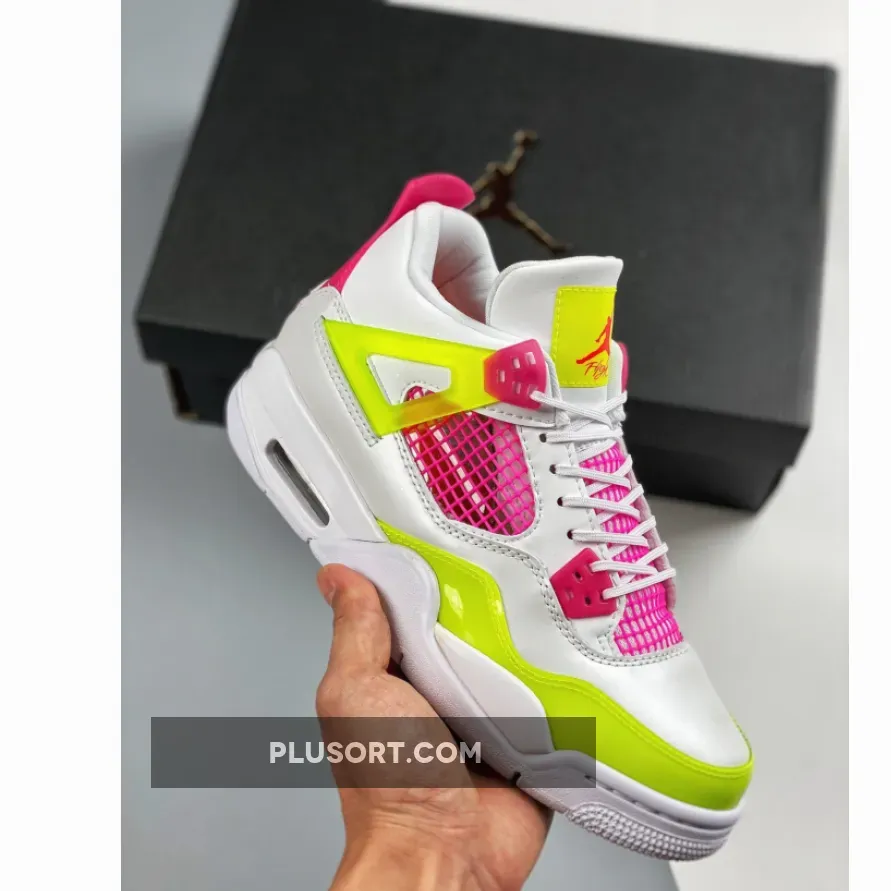 Air Jordan 4 GS 'Lemon Venom' CV7808-100 #pink jordan 4 retro