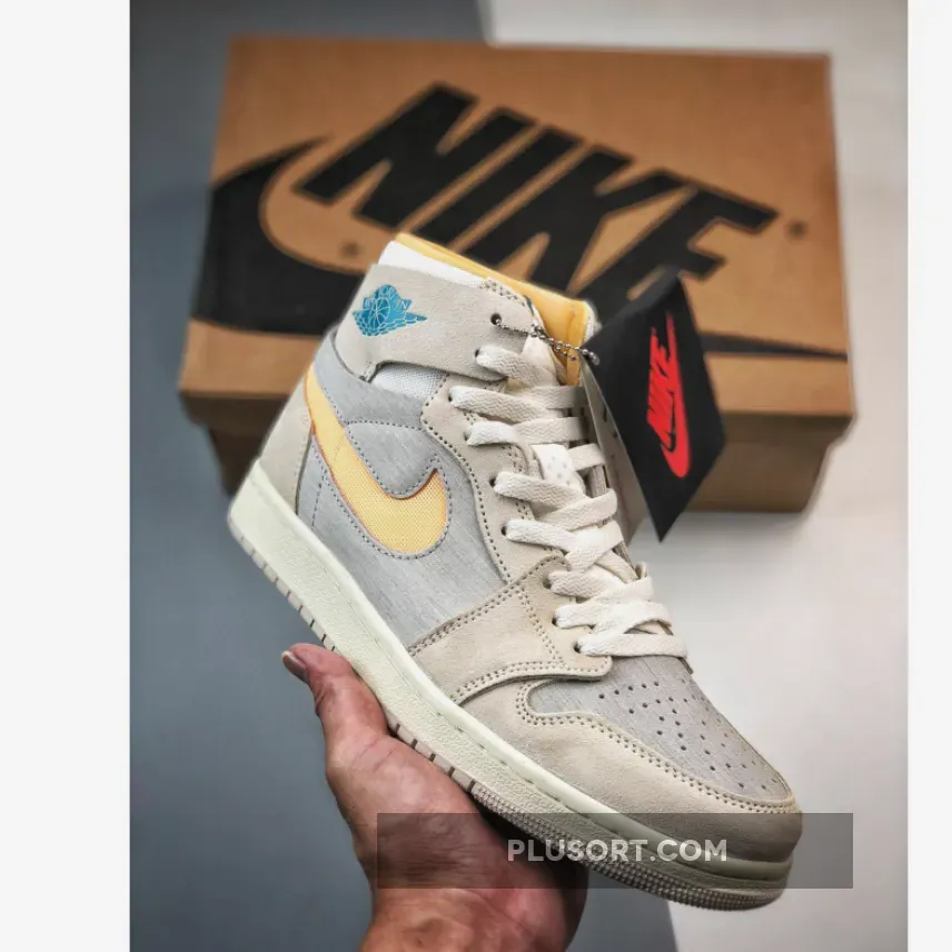 Air Jordan 1 High Zoom CMFT 2 Sail Gold / Nike Jordan 1 Zoom Cmft DV1307-180