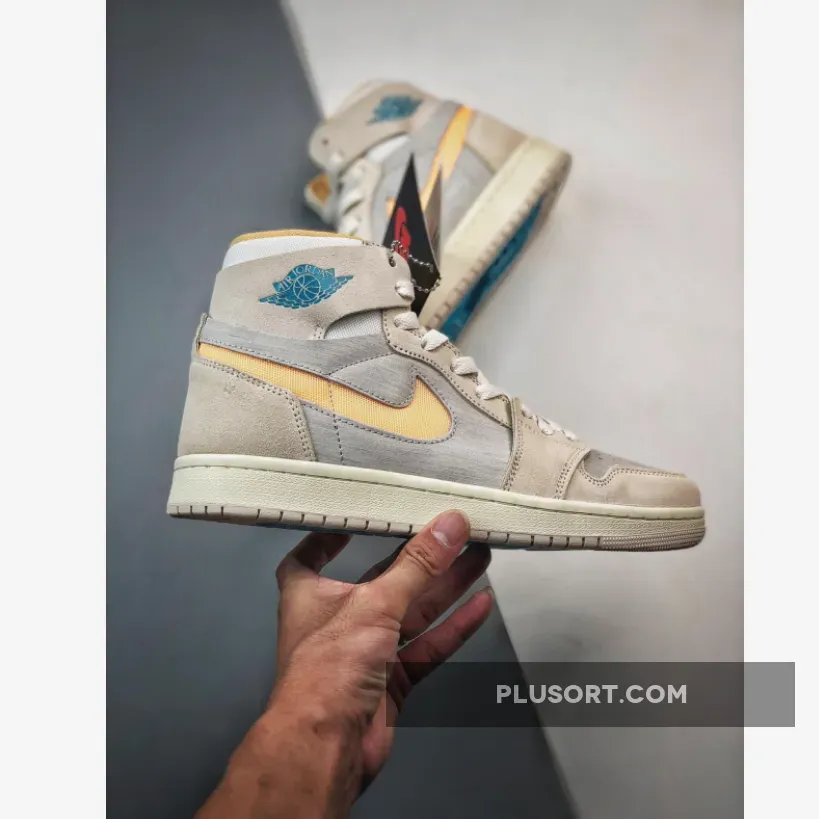 Air Jordan 1 High Zoom CMFT 2 Sail Gold / Nike Jordan 1 Zoom Cmft DV1307-180