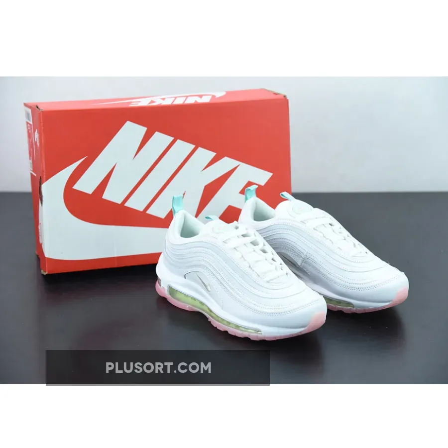 Nike WMNS Air Max 97 White Pink Barely Green | air max 97 white and green