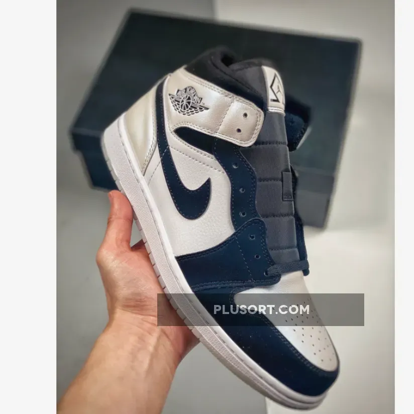 Air Jordan 1 Mid Diamond Black White DH6933-100 / goat air jordan 1 mid